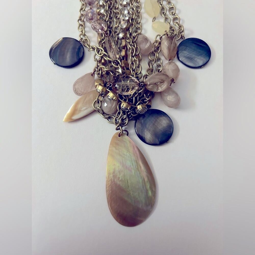 Brand new with tags from Macy brand multi-tiered gorgeous necklace.